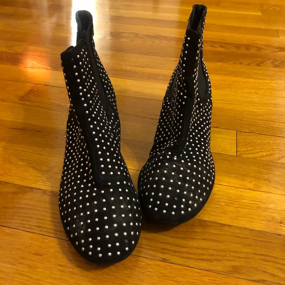 Black studded booties - Picture 2 of 2